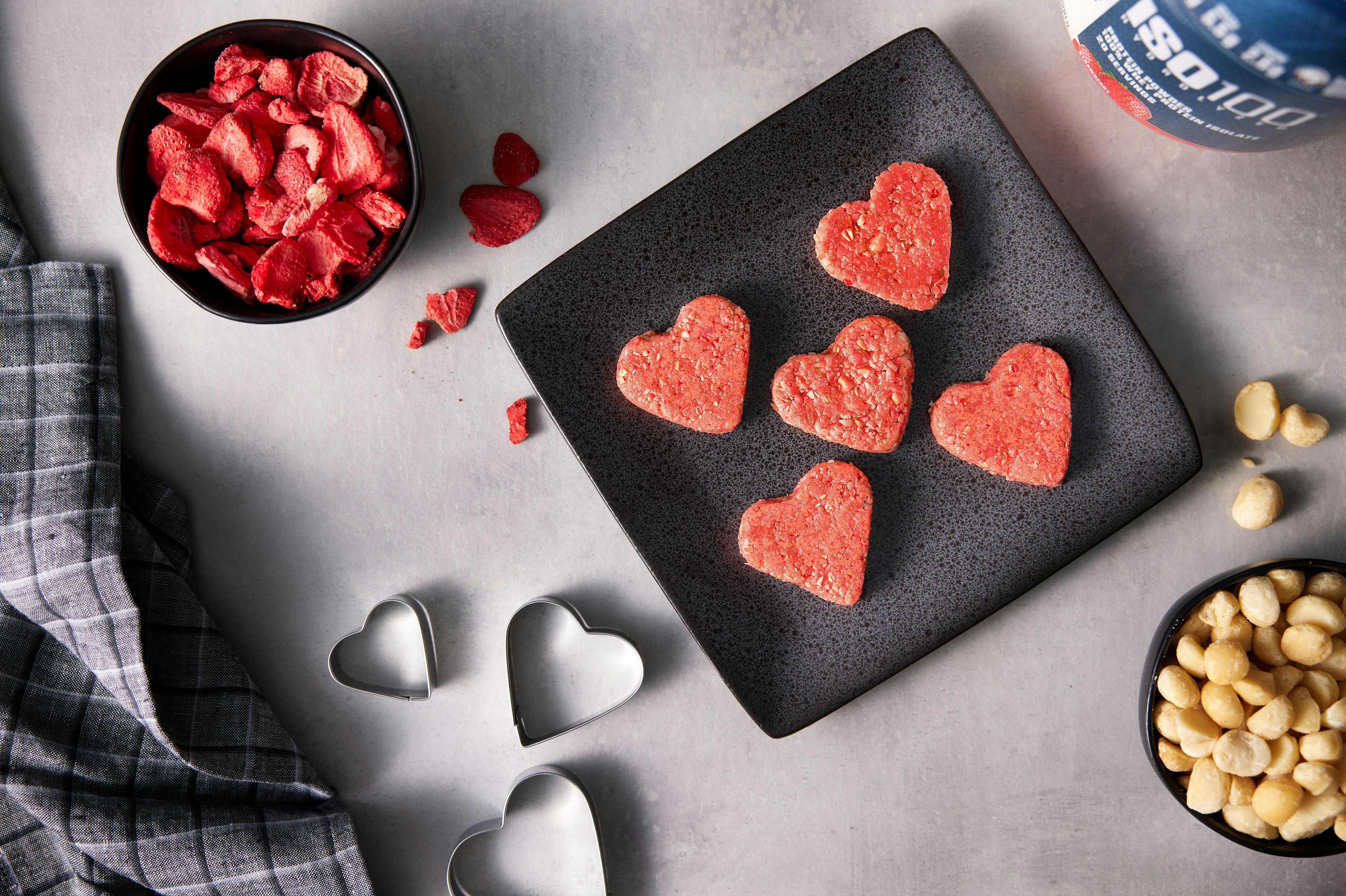 Strawberry Protein Balls