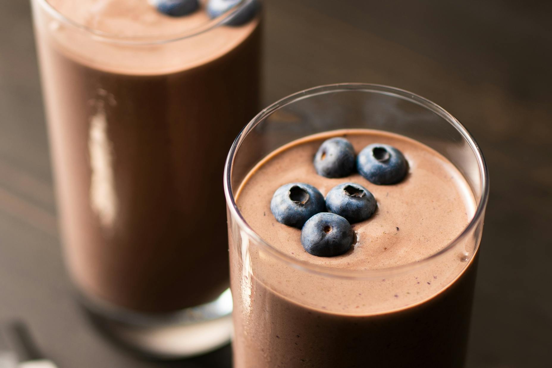 Blueberry Kale Protein Smoothie