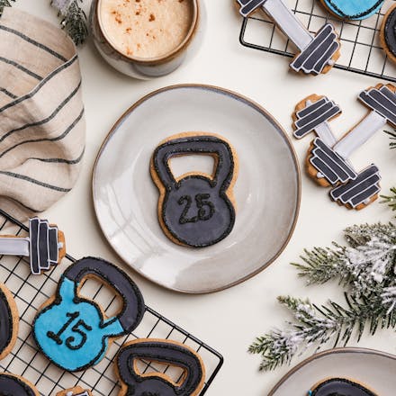 Casein Protein Gingerbread Cookies