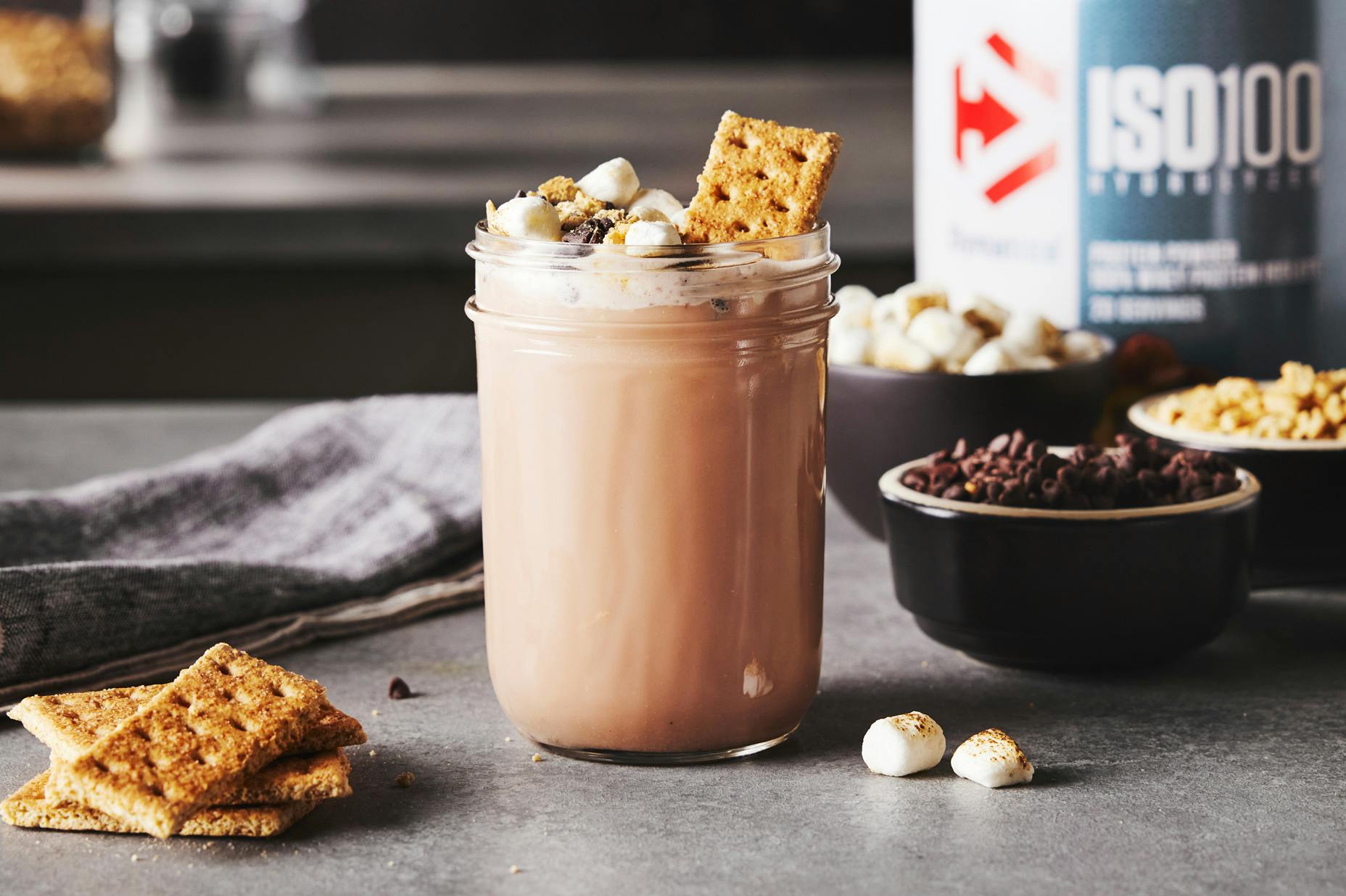 Frozen S’mores Protein Shake