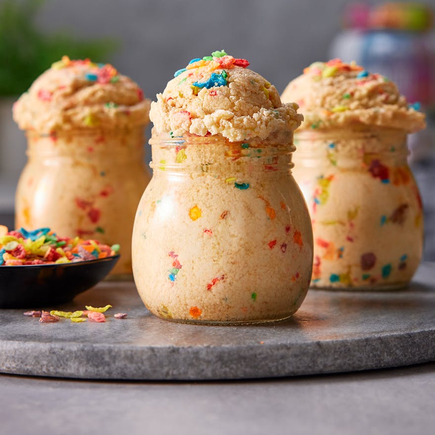 Edible Birthday Cake Protein Cookie Dough