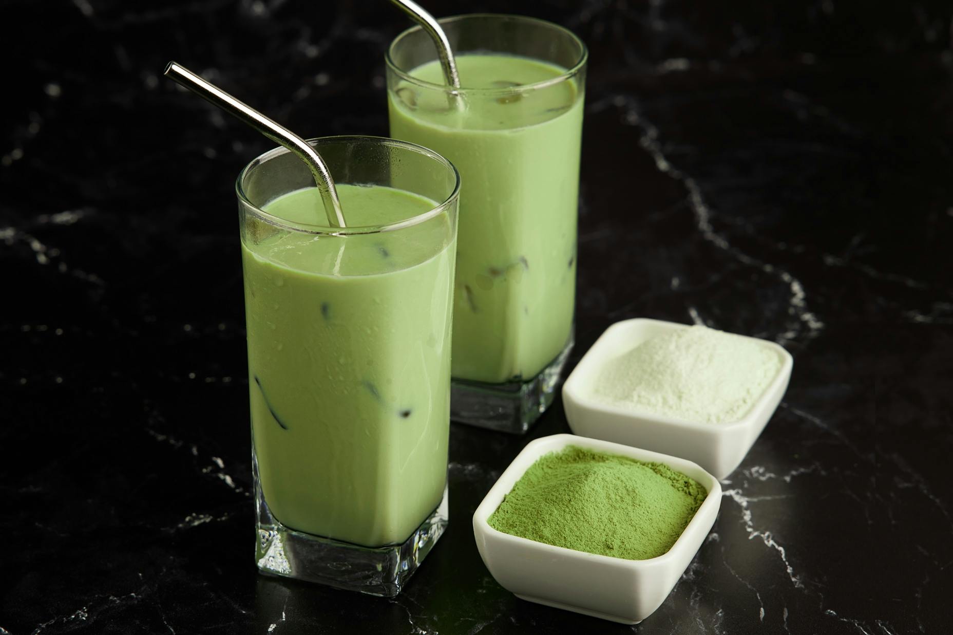 Iced Matcha Protein Latte