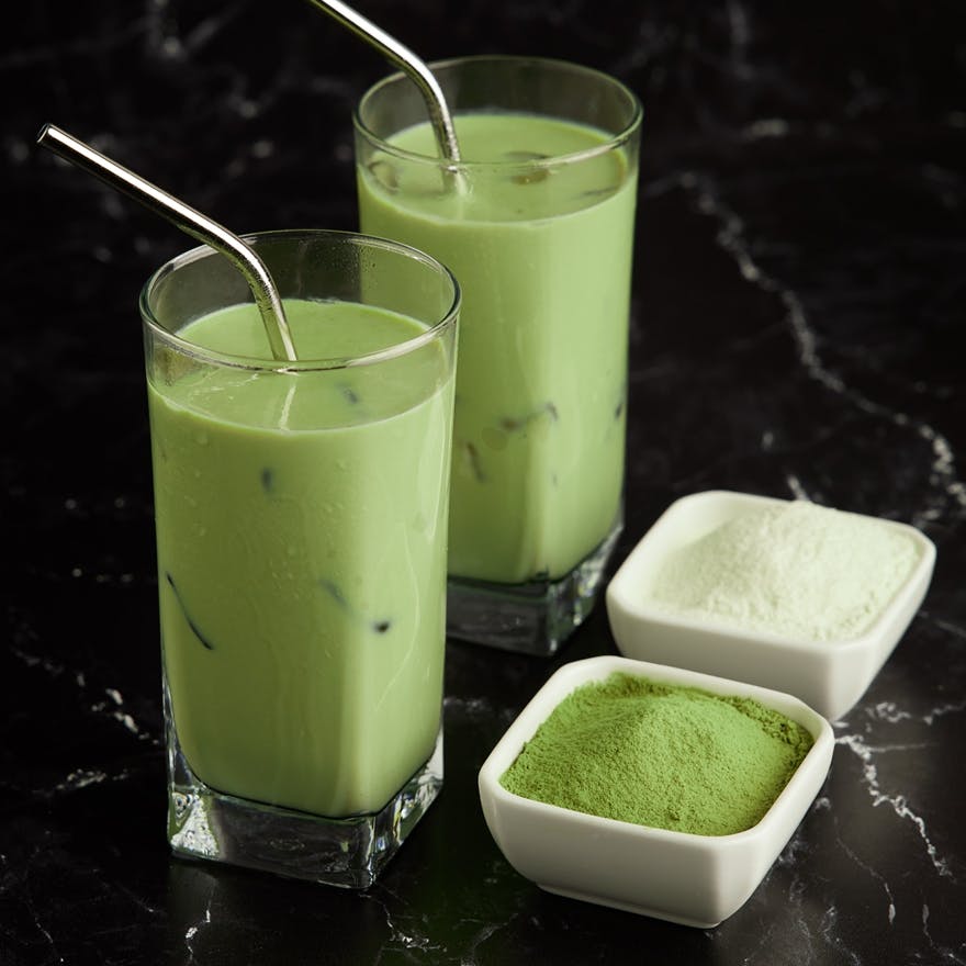 Iced Matcha Protein Latte